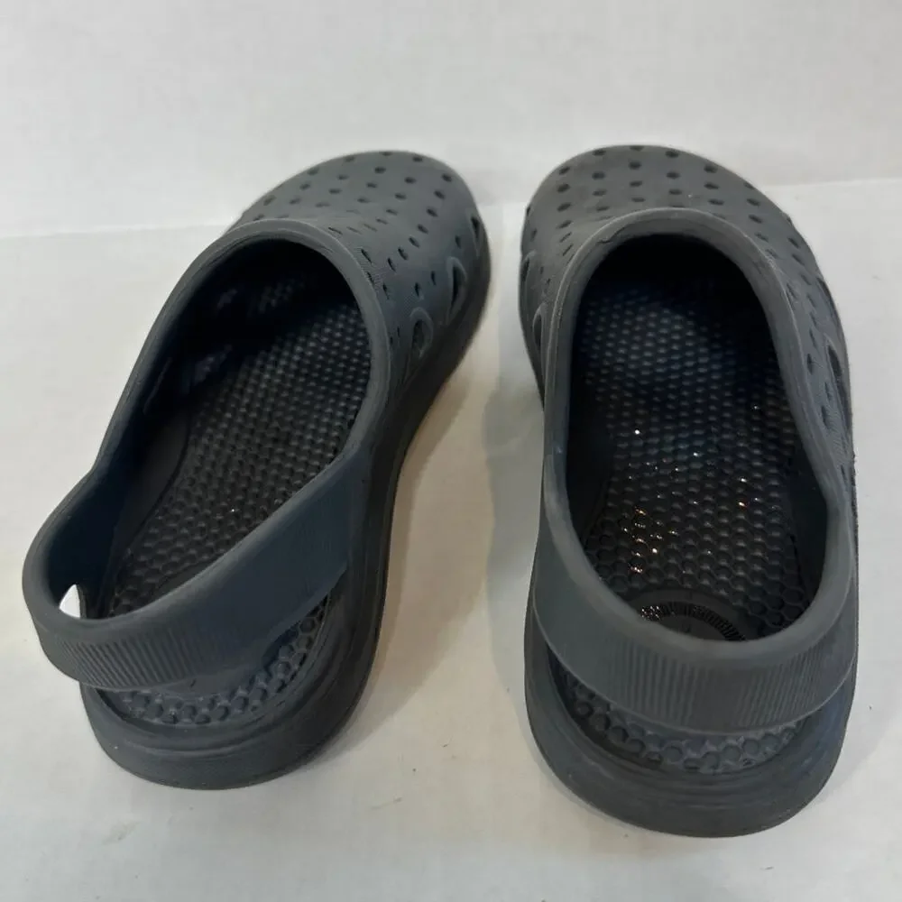 Totes Kids Splash Size US 7 to 8 Gray Slipon Comfy Clog Water Shoes Summer Pool